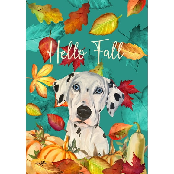 Dalmatian - Hippie Hound Studios Fall Garden Flag