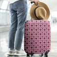 thumbnail image 2 of Pink Pug Puppies Luggage Cover Fashion Suitcase Cover Baggage Covers Fit 25-28 Inch Luggage (Go Travel), 2 of 5