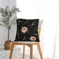thumbnail image 5 of Roses Scissors Salon Throw Pillow Cases Decorative Cushion Covers for Living Room Bed Sofa Couch 24x24, 5 of 6