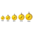 thumbnail image 3 of Bolas de plata claras grandes de 15 cm para decoración de árboles de Navidad, adornos para bodas, fiestas de Navidad para Año Nuevo 2023, decoración del hogar, regalo de Navidad, 3 of 5