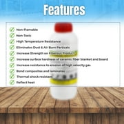 Simwool Rigidizer - Coating for Ceramic Fiber Blanket - 1 Quart