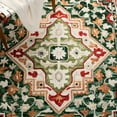 thumbnail image 6 of SAFAVIEH Aspen Coco Southwestern Wool Area Rug, Green/Red, 5' x 8', 6 of 8