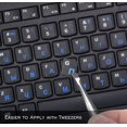thumbnail image 5 of 2 Pegatinas De Teclado Ruso, Pegatinas De Letras De Teclado Cirílico, Fondo Negro Con Letras Azules/Blancas, Pegatinas De Letras De Teclado Para Portátil, Portátil, Teclado De Computadora De Escritori, 5 of 5