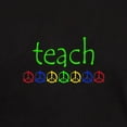 thumbnail image 3 of CafePress - TEACH PEACE Dark T Shirt - Men's Classic Graphic Cotton T-Shirt, 3 of 4