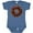 Indigo, variant on Inktastic Chololate Donut with Sprinkles Boys or Girls Baby Bodysuit