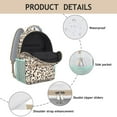thumbnail image 4 of Backpack with Classic Leopard Print, Cute Cartoon Animal Texture and Dynamic Glitter, Perfect Lightweight School Bag for Travel and Outdoor Enthusiasts, 4 of 6