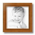 thumbnail image 2 of ArtToFrames 8x8 Inch Honey Picture Frame, This Brown Wood Poster Frame is Great for Your Art or Photos, Comes with Regular Glass (4097), 2 of 8