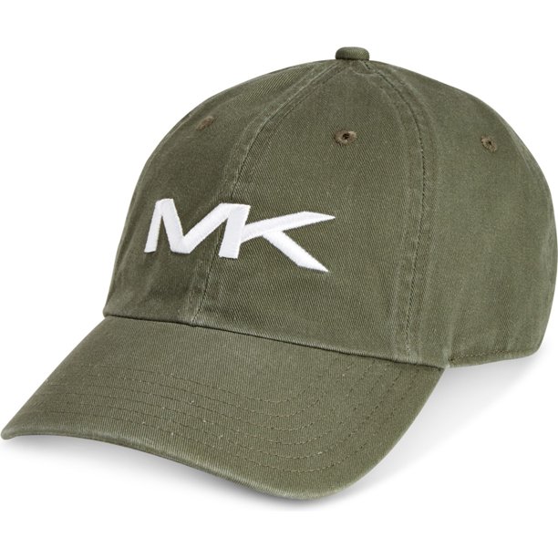 Michael Kors Logo Strapback Gorra de béisbol para hombre, verde, talla única Michael Kors Gorra de beisbol