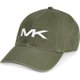thumbnail image 1 of Michael Kors Logo Strapback Gorra de béisbol para hombre, verde, talla única Michael Kors Gorra de beisbol, 1 of 1