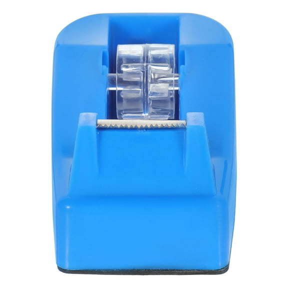 HOMEMAXS Package Tape Dispenser Cute Clear Desktop Student Office Blue