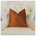 thumbnail image 2 of Plutus 16" x 16" Burnt Cedar Luxury Throw Pillow in Orange, 2 of 3