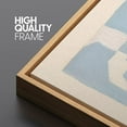 thumbnail image 5 of PixonSign Framed Canvas Print Wall Art Serge Poliakoff Blue Pastel Blocks Abstract Shapes Illustrations Fine Art Decorative Minimalist for Living Room, Bedroom, Office - 24"x 36" Natural, 5 of 5