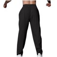 thumbnail image 3 of Diufon Mens Cotton Linen Pants Elastic Waist Drawstring Pants Casual Baggy Workout Trousers, 3 of 4