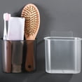 thumbnail image 4 of 2Pcs Wall Mount Toothbrush Holders Electric Toothbrush Holders Razor Toothpaste Comb Organizer, 4 of 9