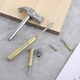 thumbnail image 5 of Mini Hammer 6 in 1 Small Hammer Brass Hammer Screwdriver with Screwdriver Hammers Hand Tools Hammer, 5 of 5