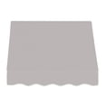 thumbnail image 2 of Awntech 4.38 Ft Dallas Retro Straight Slope Fixed Awning with Anodized Arms (52.5in x 24in x 48in), Gray, 2 of 5