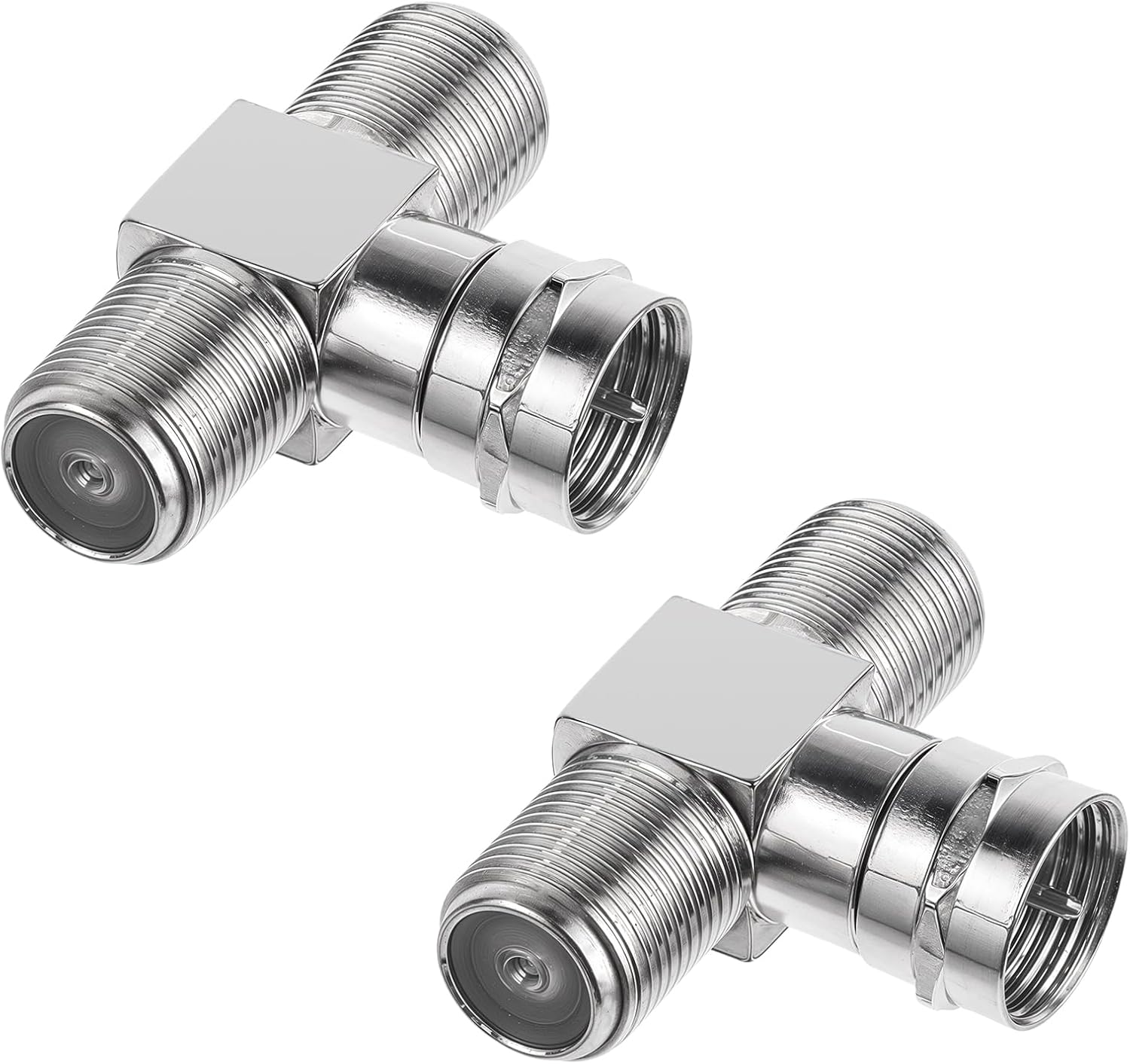 Câble Splitter F-Type 15 Cm - Mâle Vers Double Femelle - RG316 50 Ohm - Faible Perte - Pour TV, Satellite