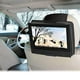 thumbnail image 2 of Soporte para reposacabezas de coche Hikig para reproductor de DVD giratorio y abatible 7 A 11 pulgadas negro, 2 of 7