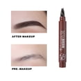 thumbnail image 1 of weibbin Four Sided Beard Brush Eyebrow Pencil Waterproof Sweat Proof Quick Drying 3ml for Grooming, 1 of 6