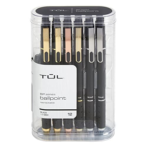 TUL® BP Series Retractable Ballpoint Pens, Medium Point, mm