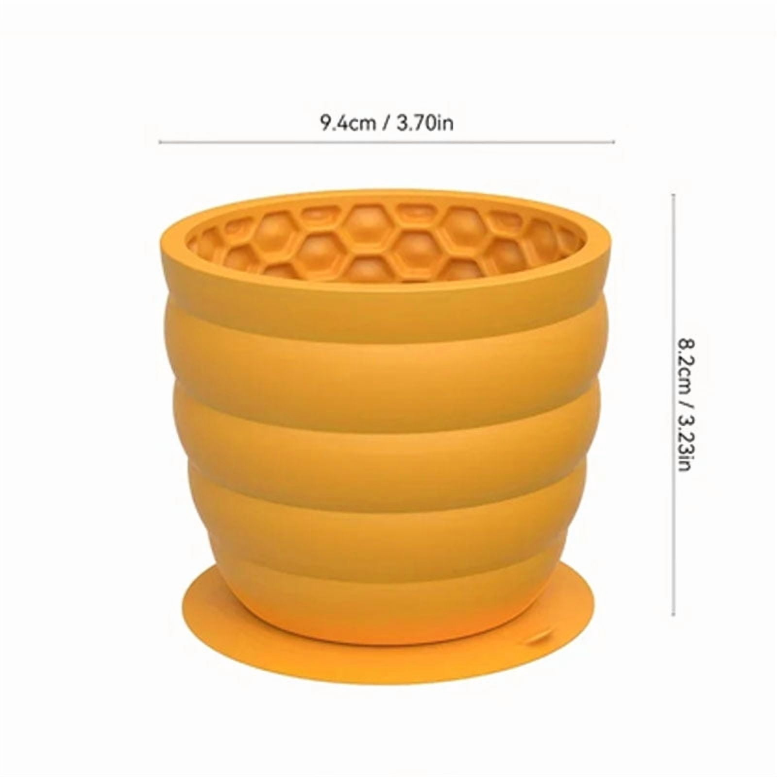 Silicone Slow Feeder Dog Bowl Cup - Anti-Slip Distraction Design for Small to Medium Breeds - Promotes Healthy Digestion