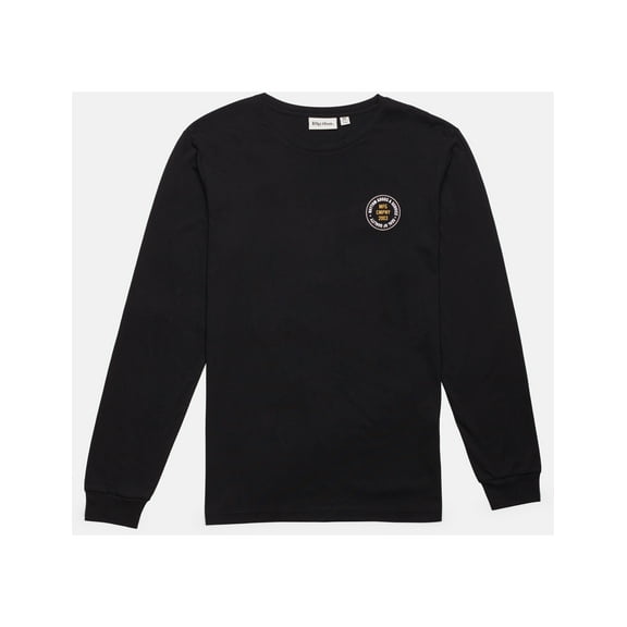 Stamp Long Sleeve T-Shirt [Black]