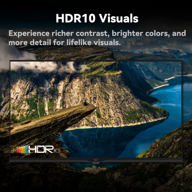 FPD 40-Inch Smart LED TV, Tizen OS 2025 Model, 1080p Full HD, HDR10, Dolby Audio color options