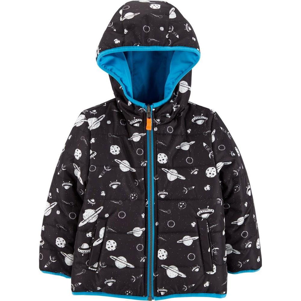 Carters Boys Reversible Puffer Jacket (Blue 18 Months)