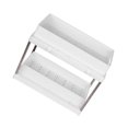 thumbnail image 1 of Cajón de almacenamiento deslizante de 2 niveles Bewildely organizador multiusos cesta extraíble blanco, 1 of 6