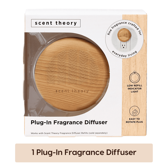 Scent Theory Single Fragrance Diffuser Plug In, Wood