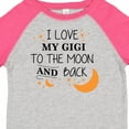 thumbnail image 4 of Inktastic I Love My Gigi to the Moon and Back Boys or Girls Toddler T-Shirt, 4 of 5