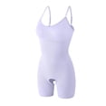 thumbnail image 3 of hotojiny Shorts Bodysuit for Women Sleeveless Spaghetti Strap Shorts Jumpsuits Seamless Butt Lifting Bodycon Rompers, 3 of 3