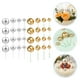 thumbnail image 2 of 40pcs mini bola cupcake toppers bola redonda cupcake toppers decoraciones de pastel, 2 of 4