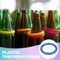 thumbnail image 6 of Uxcell Plastic Ring-Toss Rings for Bottles Carnival Rings Plastic Hoops for Speed and Agility Practice Outdoor Party Favor 2 Inch Blue, 6 of 6