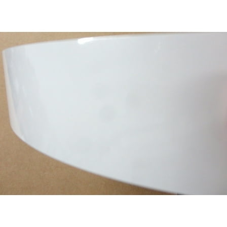 White High Gloss PVC edgebanding 3/4" x 120" preglued hot melt adhesive .75"