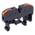 thumbnail image 3 of Wiring Terminal, DIN Rail Nylon Material Wiring Connector, 11~28AWG 20 Pcs for Lighting Electrical Controls Power Supplies, 3 of 7