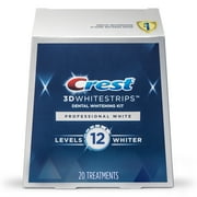 Crest 3D Whitestrips Professional White Teeth Whitening Kit 40 Strips