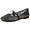 Black, variant on Willtoo Ballet Flats for Women Closed Toe Bowknot Floral Mary Jane Shoes Casual 2026 New Ballerina Flats Shoes