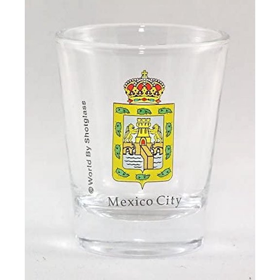 Mexico City Coat Of Arms Shot Glass