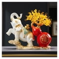 thumbnail image 1 of Citrine Crystal Money Tree on Gold Elephant Gourd Statue, Large Gemstone Bonsai Tree, Feng Shui Citrine Money Tree for Wealth Positive Energy, Life Home Décor, 1 of 7