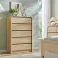 thumbnail image 4 of MIHOVER Modern 5 Drawer Vertical Dresser - 45'' Wood Storage Cabinet with Assembly, Chest of Drawers for Bedroom & Living Room, 4 of 7
