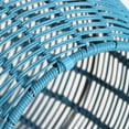 thumbnail image 4 of 16in Wicker Outdoor Side Table - Blue, 4 of 5