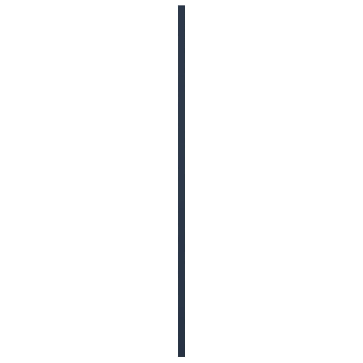 Ekena Millwork 18"W x 37"H True Fit PVC Single Panel Herringbone Modern Style Fixed Mount Shutters, Starless Night Blue (Per Pair - Hardware Not Included)