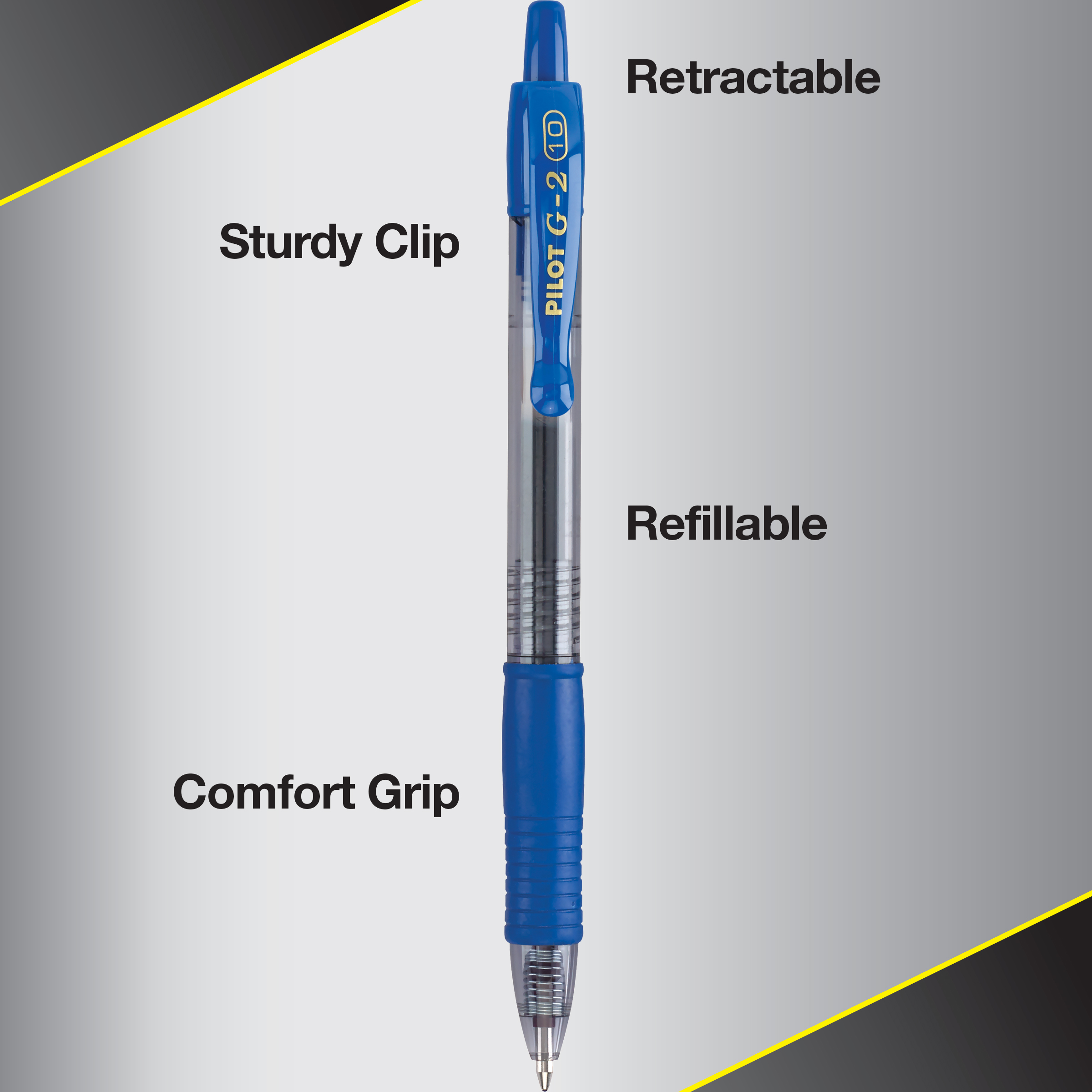 Pilot G2 Premium Gel Ink Pens, Bold Point, 10-Pack photo 6