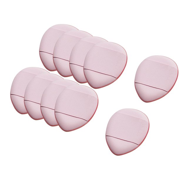 12 esponjas de maquillaje sueltas con forma de gota de agua, cojín de aire para maquillaje de detalles faciales Rosado