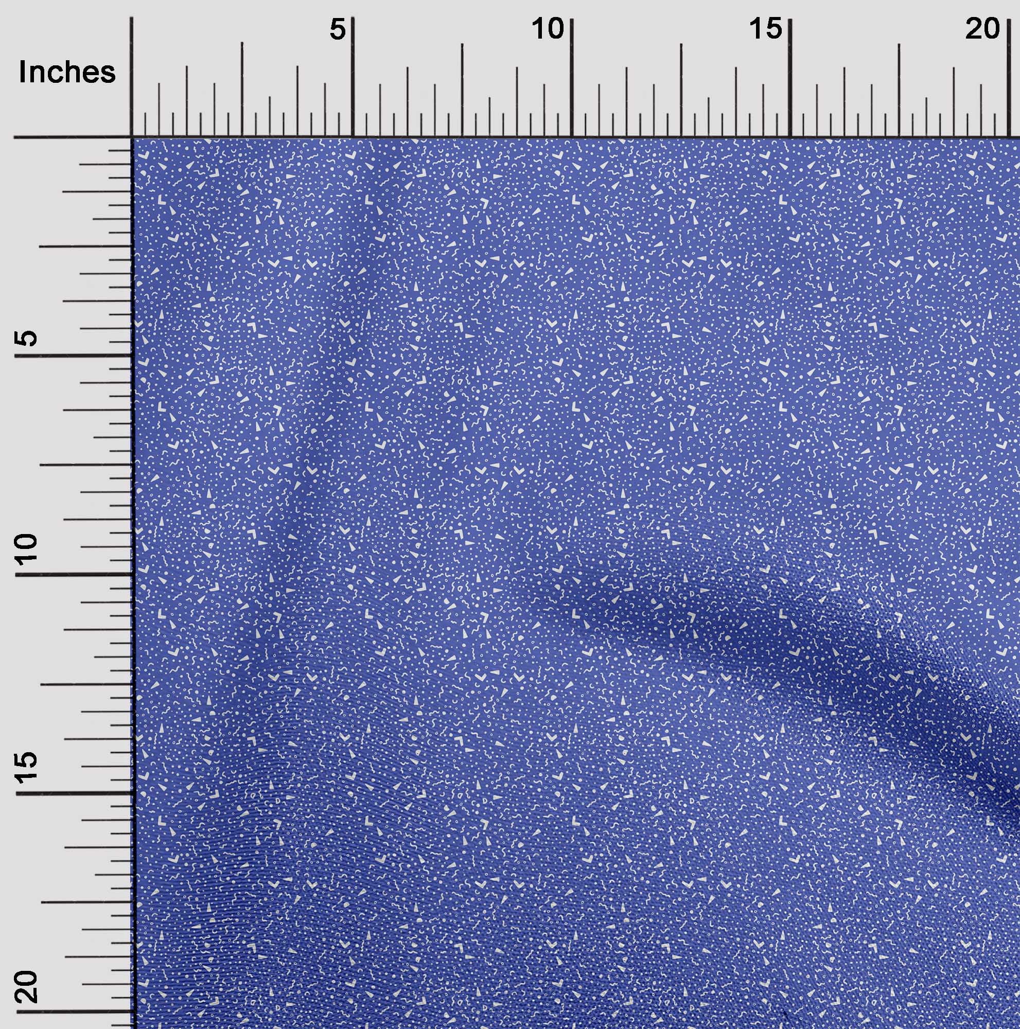 oneOone Cotton Poplin Medium Blue Fabric Christmas Craft Projects Decor Fabric Printed By The Yard 56 Inch Wide
