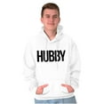 thumbnail image 3 of Hubby Wifey Cute Matching Couple Set Hoodie Hooded Sweatshirt Men Brisco Brands L, 3 of 7