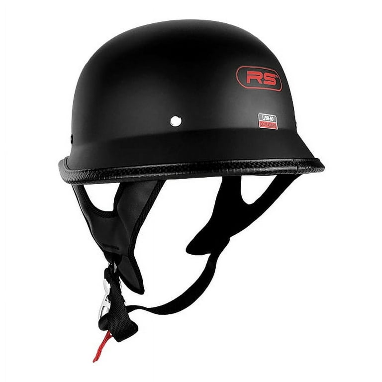 german style half helmets for motorcycles Motorcycle Helmet Open Face Adult Men Women DOT Approved Retro HelmetMatte Black (Large) : Automotive ensuring you ride in style wherever the road takes you D.O.T. German- Dull Black XS