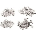 thumbnail image 3 of The Beadsmith Tube Crimp Beads, Basic Elements, 4 Vials in Assorted Sizes, Silver Color, Uniform Cylindrical Shape, No Sharp Edges, Designed to Secure The Ends of Jewelry Stringing Wires and Cables, 3 of 6