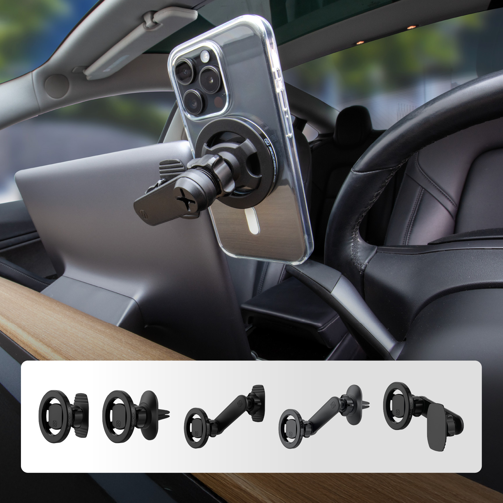 Scosche MagicMount MS 5-in-1 MagSafe Car Mount photo 2